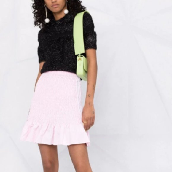 Brand New Adidas Smocked Pink Mini Skirt - Picture 8 of 16